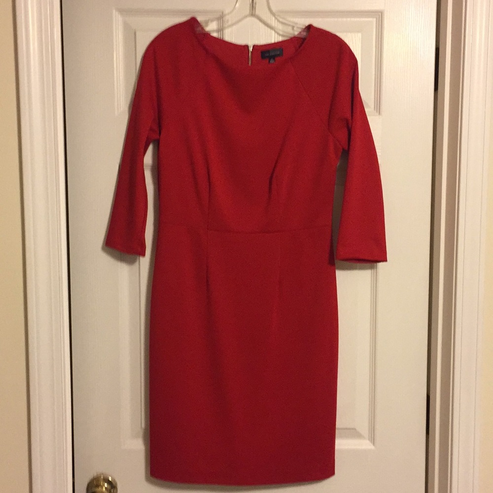 The limited basic red dress